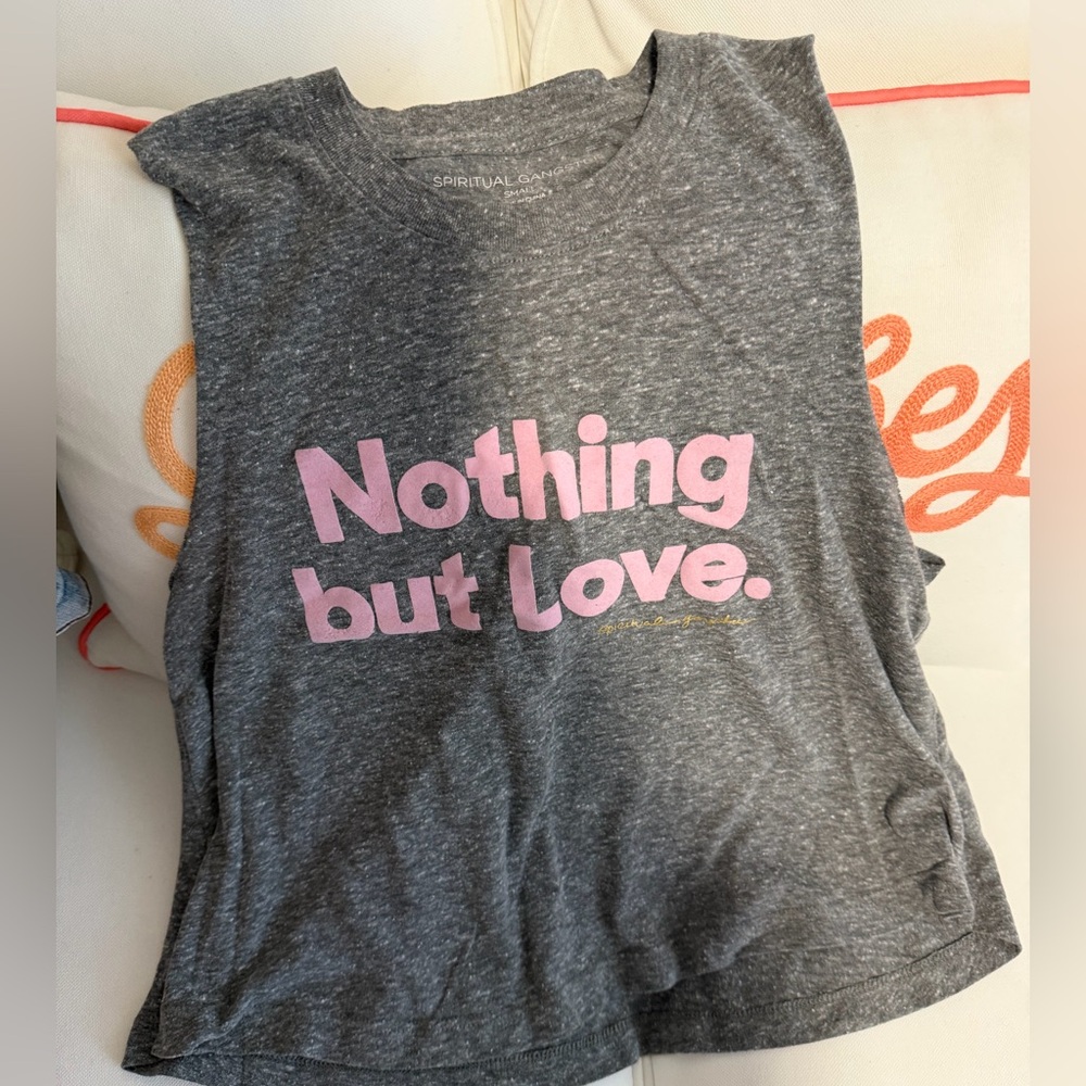 Spiritual Gangster Gray Tank Top